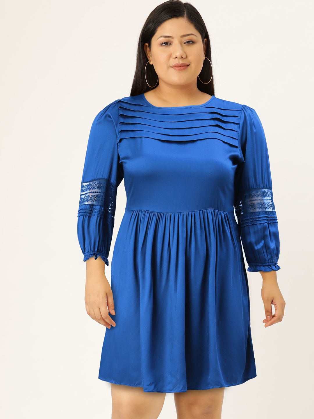 AND Women Blue A-Line Dress