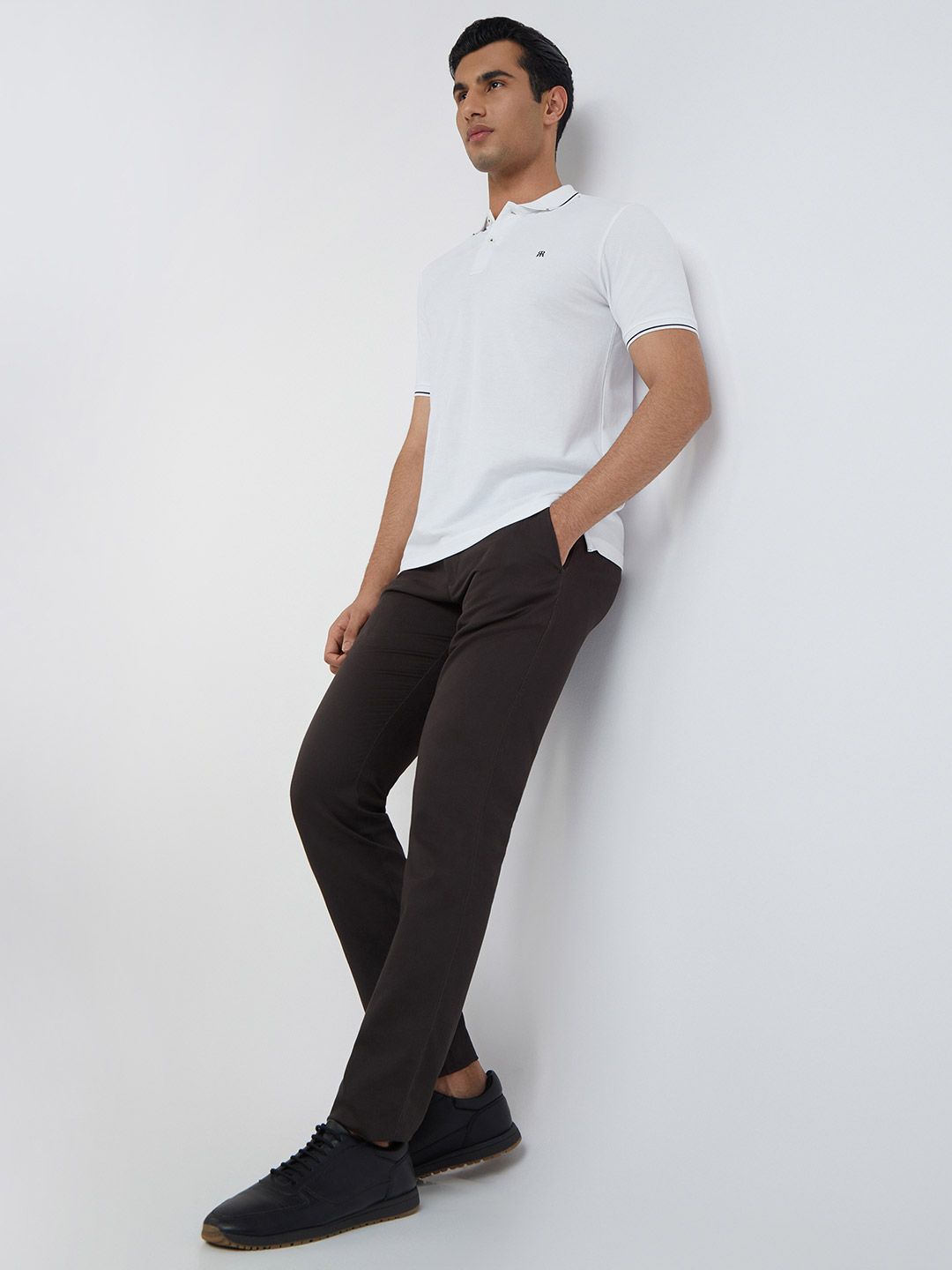 Raymond Pure Cotton Polo Collar T-shirt