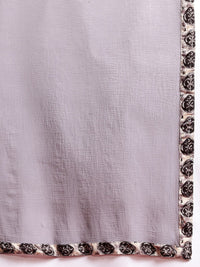 Anouk Women Ethnic Motifs Printed Pure Cotton Kurta with Trousers & Dupatta