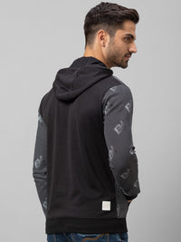 Being Human Men Black Printed Sweatshirt