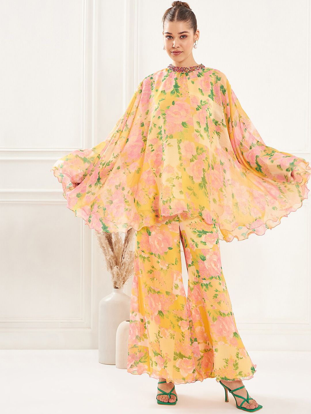 Antheaa Printed Top & Trouser