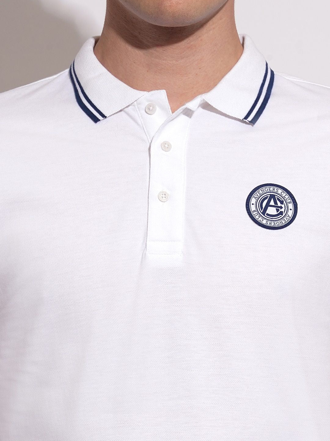 Being Human Polo Collar Pure Cotton T-shirt