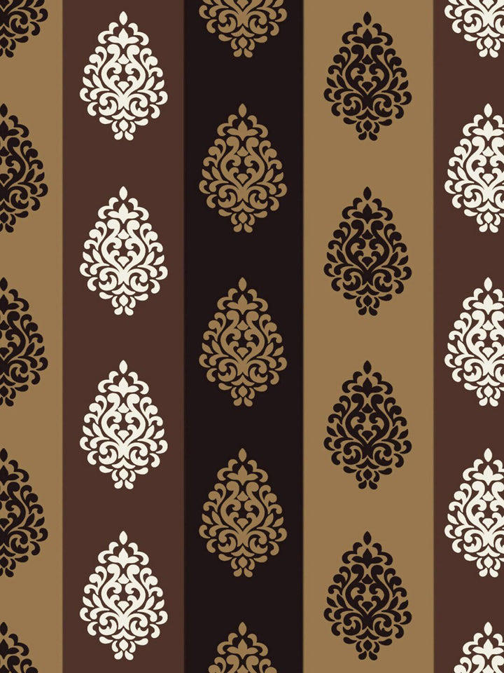Story@home Nature Brown & Beige Set of 2 Ethnic Motifs Long Door Curtains