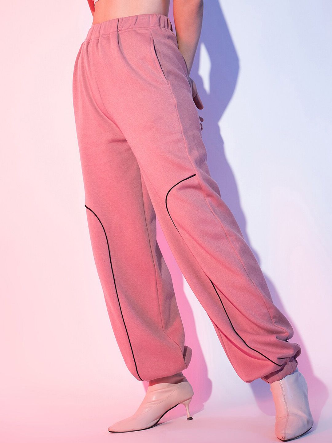 STREET 9 Women Pink Loose Fit Joggers