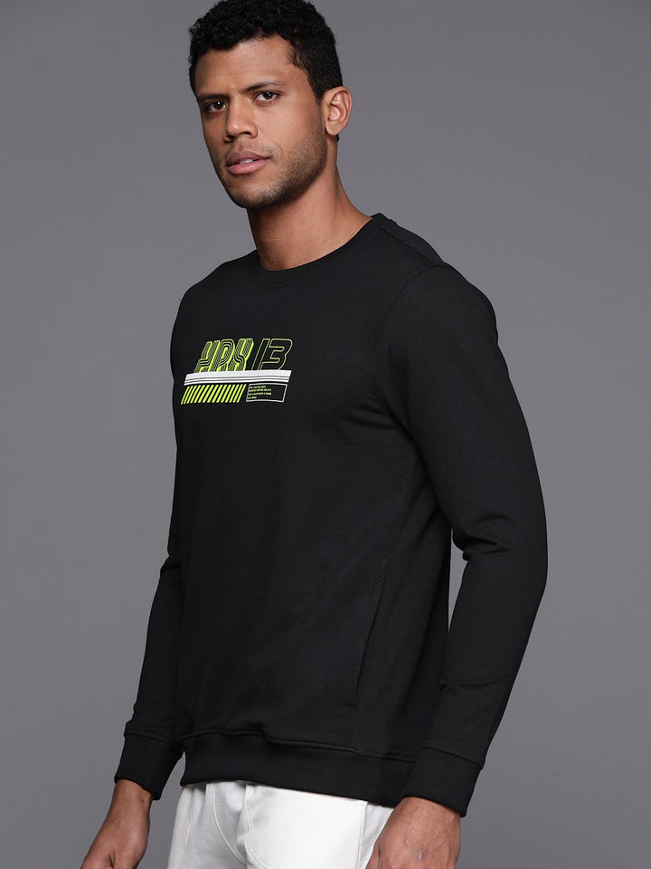 HRX by Hrithik Roshan Round Neck Printed Sweatshirt