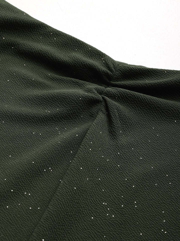 DressBerry Shimmery Ruched Detail Co-ords
