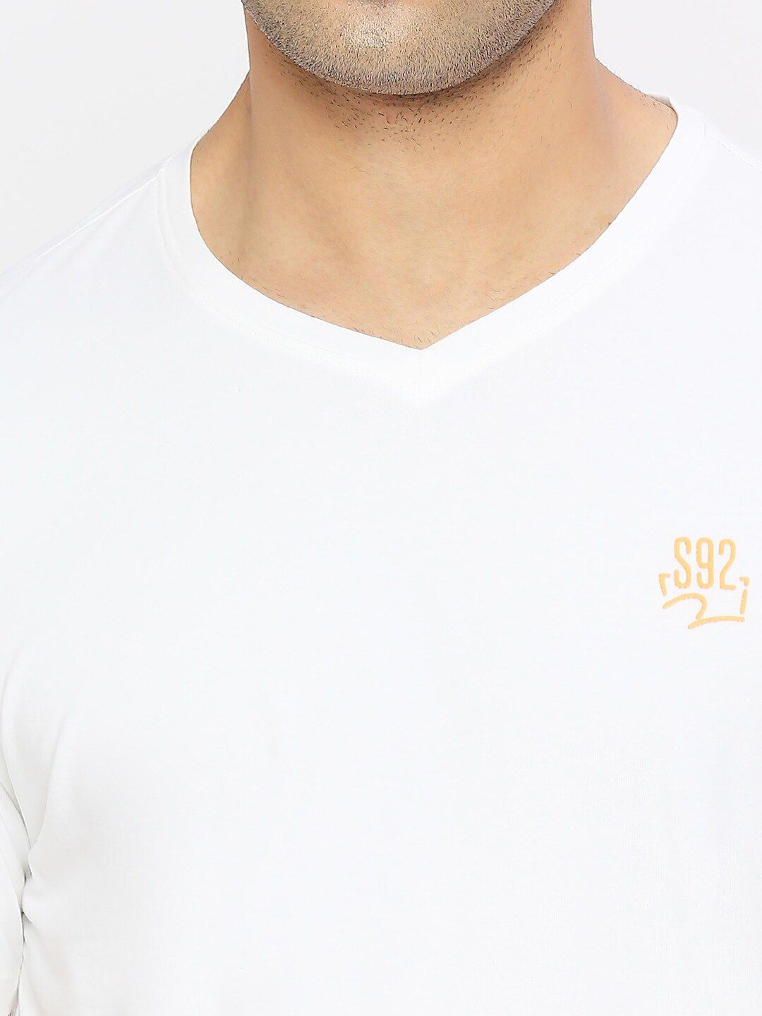SPYKAR V-Neck Short Sleeves Cotton T-shirt