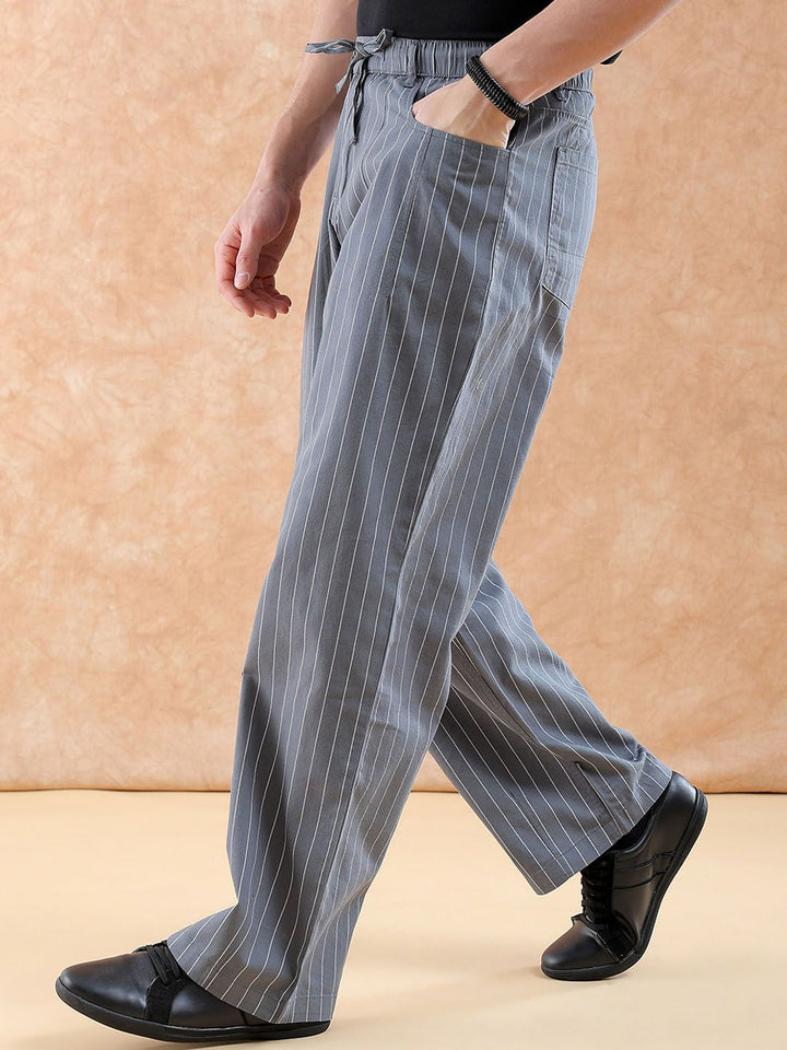 The Indian Garage Co Men Loose Fit Trousers