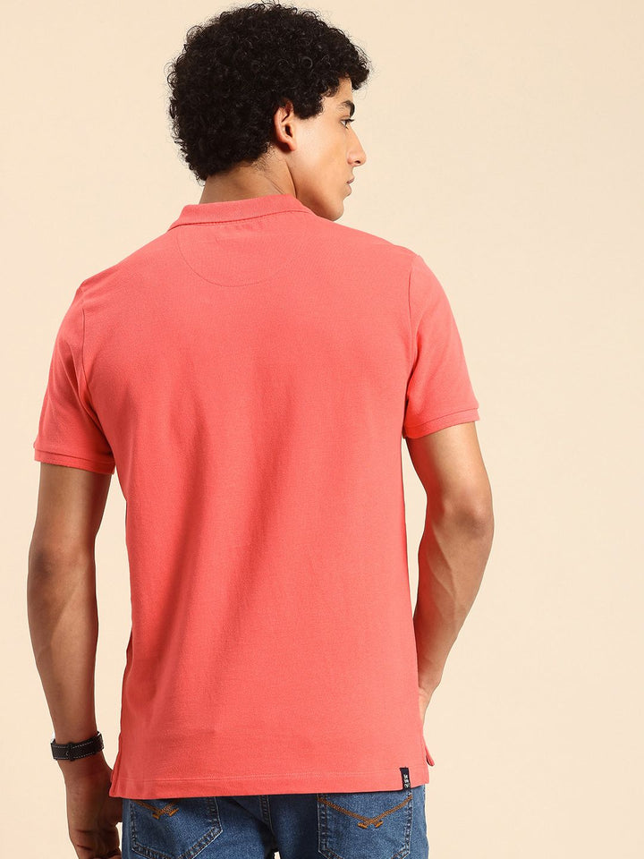 Being Human Polo Collar Pure Cotton T-shirt