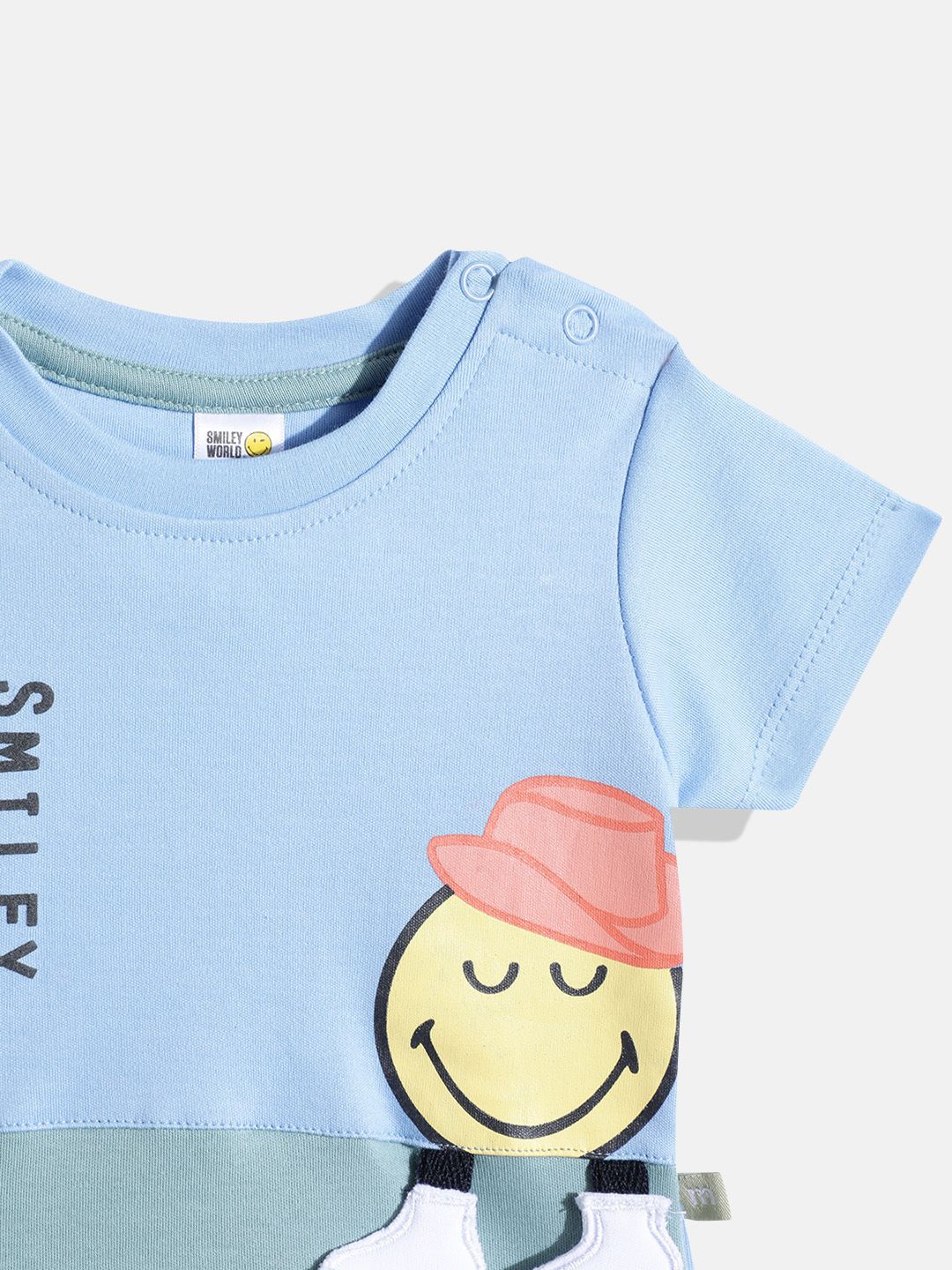 Moms Love Infant Boys Conversational Print Pure Cotton Clothing Set