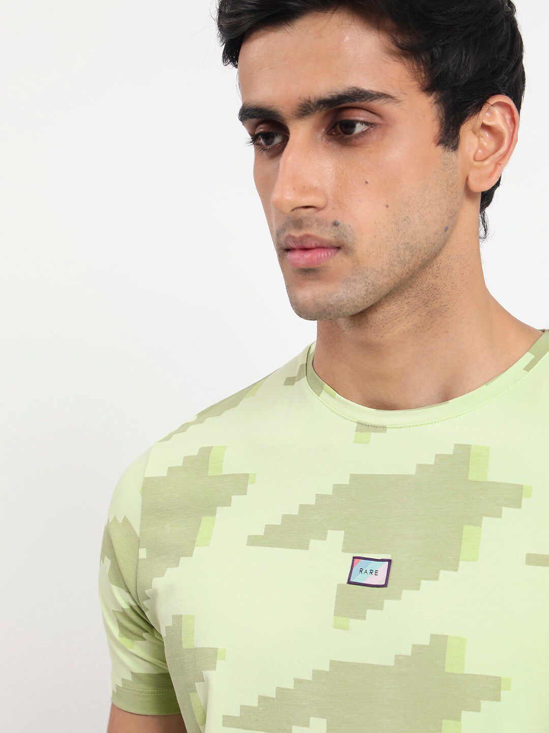 RARE RABBIT Men Rings-4 Slim Fit Solid Polo Collar T-Shirt