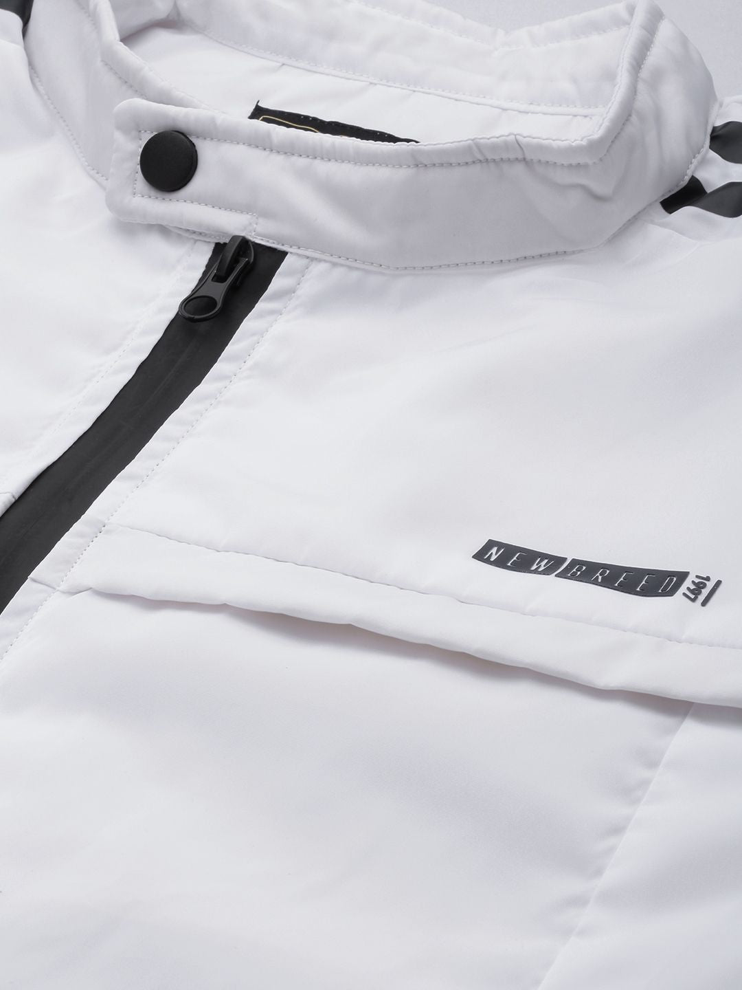 The Indian Garage Co Men Zip-Front Slim Fit Biker Jacket