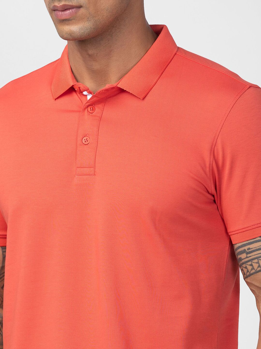 SPYKAR Men Polo Collar Slim Fit T-shirt