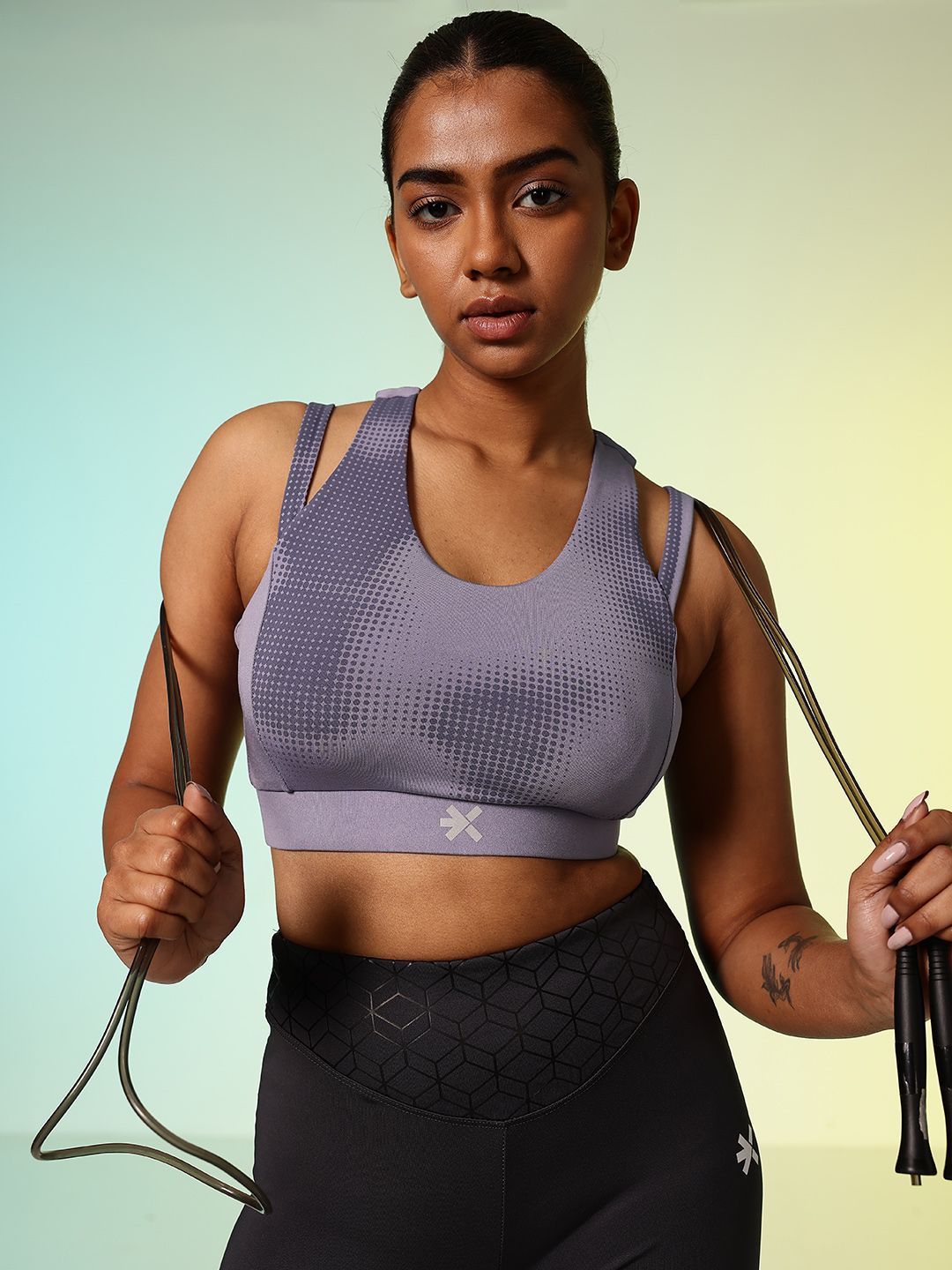 HRX by Hrithik Roshan Lightly Padded Rapid-Dry Running Bra HR_AW24_W_BA_KRNV004_03_C