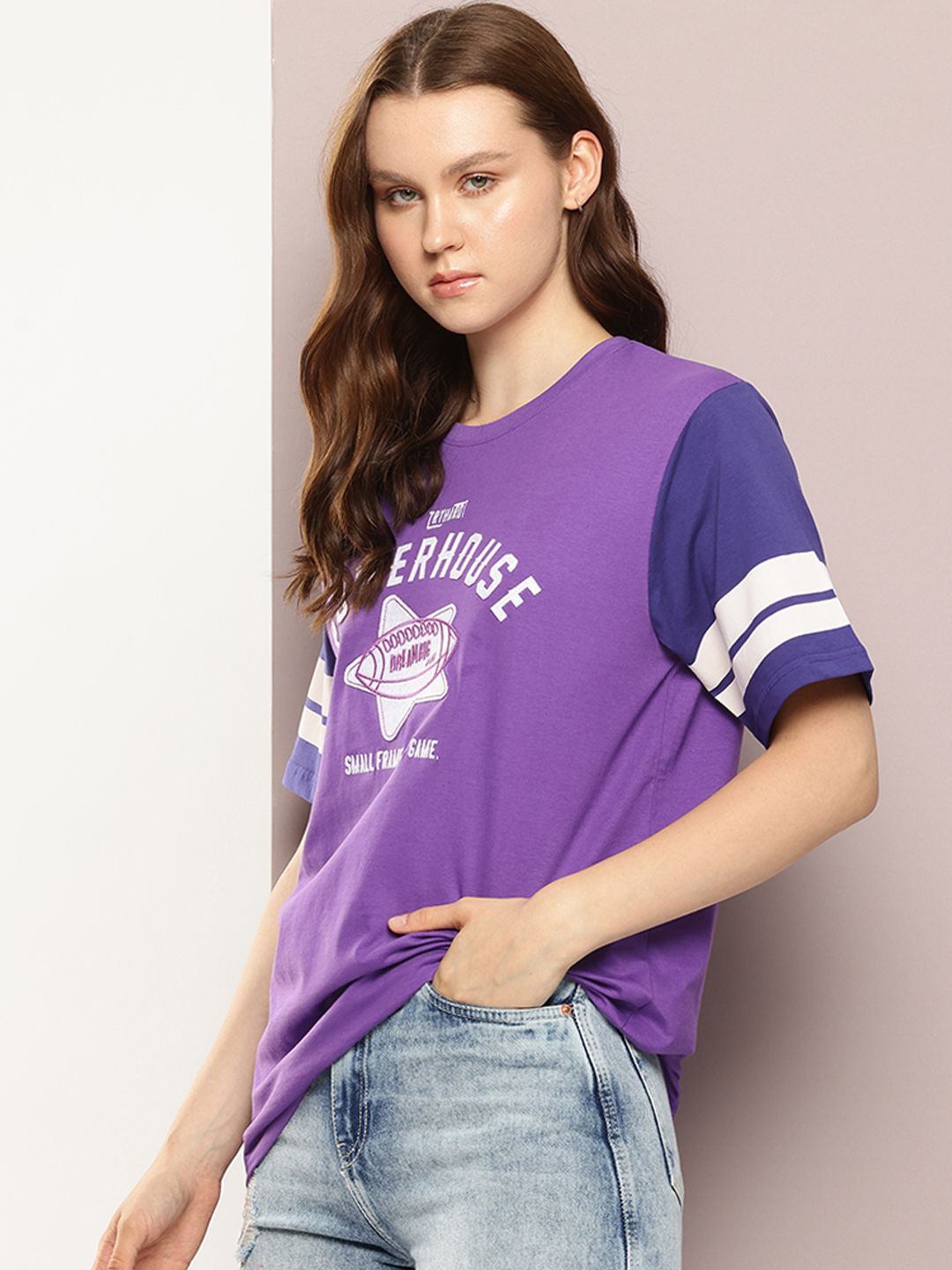 DILLINGER Printed Oversized Pure Cotton T-shirt