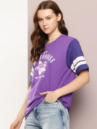 DILLINGER Printed Oversized Pure Cotton T-shirt