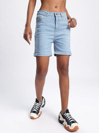 DressBerry Women Iconic Indigo Jorts
