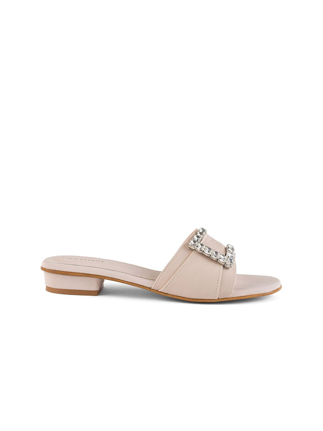 Lino Perros Women Embellished Open Toe Flats