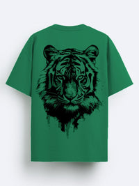 ADRO Men Graphic Printed Round Neck Cotton Oversized T-Shirt
