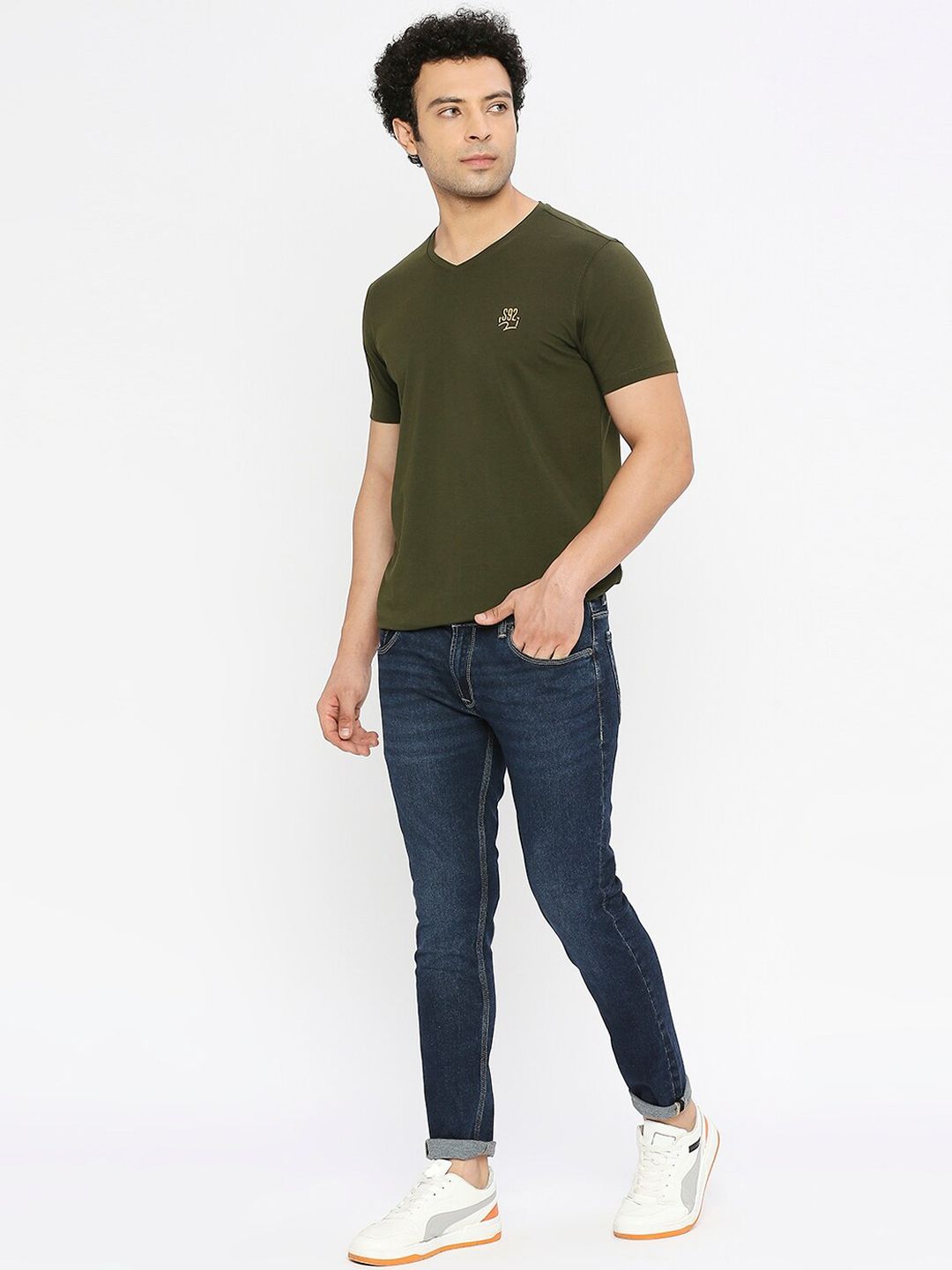 SPYKAR Men Super Skinny Fit Light Fade Clean Look Low-Rise Stretchable Cotton Jeans
