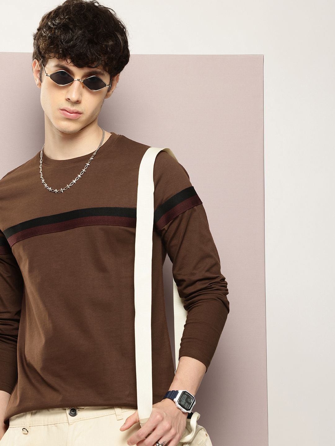 DILLINGER Men Striped T-shirt