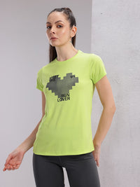 HRX by Hrithik Roshan Couple Collection Printed Rapid-Dry Running T-shirt