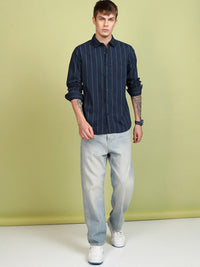 HIGHLANDER Regular Fit Regular Collar Full Sleeve Shirt