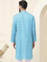 SOJANYA Ethnic Motifs Printed Pure Cotton Straight Kurta