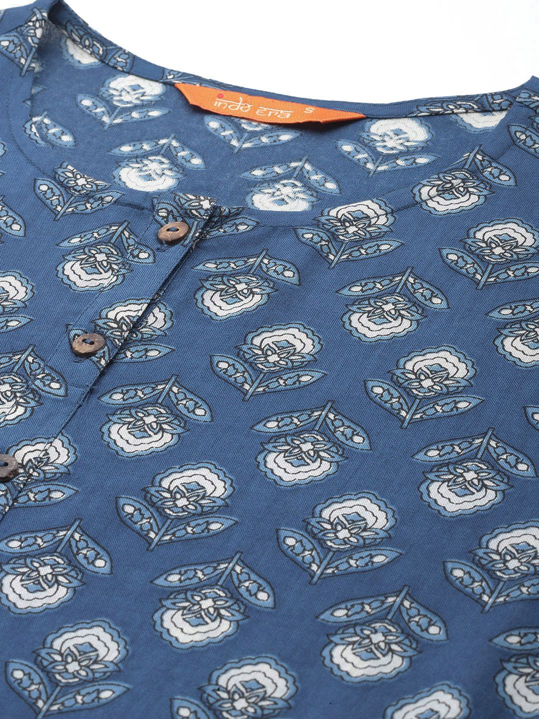 Indo Era Floral Printed Kurta