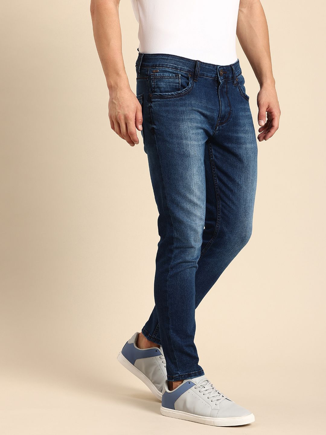 Being Human Men Heavy Fade Stretchable Jeans