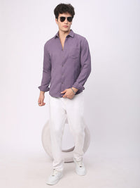 VASTRADO Men Classic Slim Fit Opaque Casual Shirt