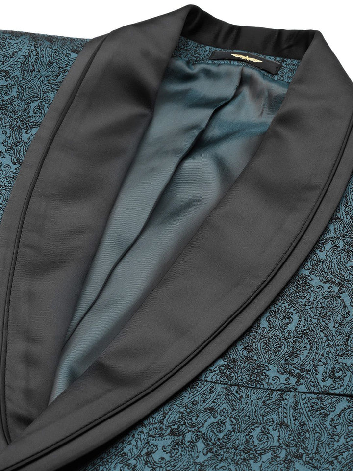 Park Avenue Self-Design Super Slim-Fit Single-Breasted 2-Piece Party Suit