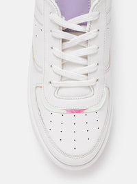 DressBerry Women Round Toe Perforated Sneakers