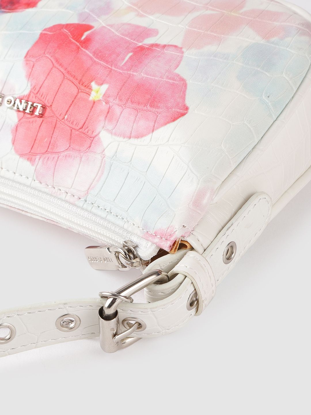 Lino Perros Multicoloured Floral Print Baguette Bag