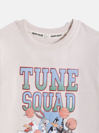 Happy Faces Boys Looney Tunes Printed Pure Cotton T-shirt