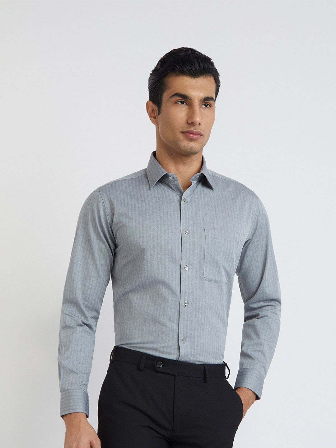 Raymond Pure Cotton Slim Fit Formal Shirt