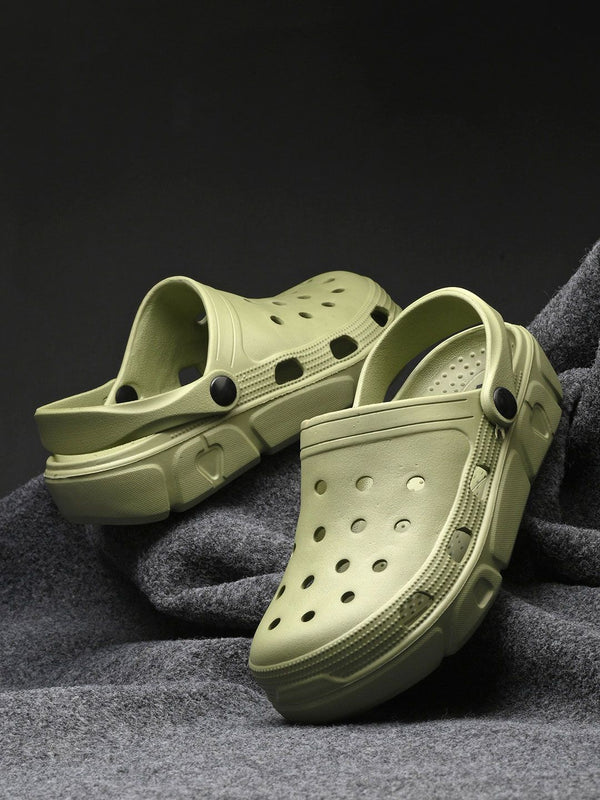 HRX by Hrithik Roshan Men Green Rubber Clogs