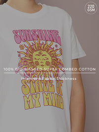 DILLINGER Typography Printed Pure Cotton Boxy T-shirt