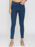 SPYKAR Women Mid-Rise No Fade Dark Shade Non Stretchable Skinny Fit Jeans