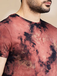Being Human Men Printed Raw Edge T-shirt