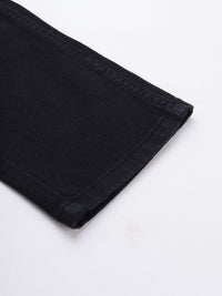 The Indian Garage Co Men Black Slim Fit Mid-Rise Clean Look Jeans