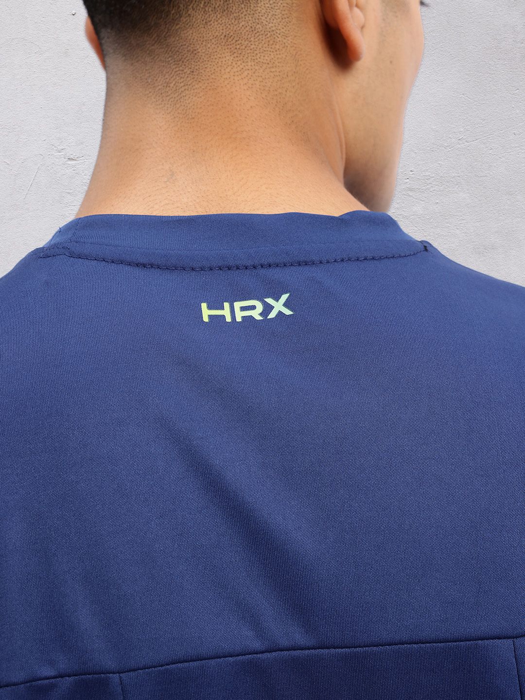 HRX by Hrithik Roshan Striped Rapid-Dry Training T-shirt