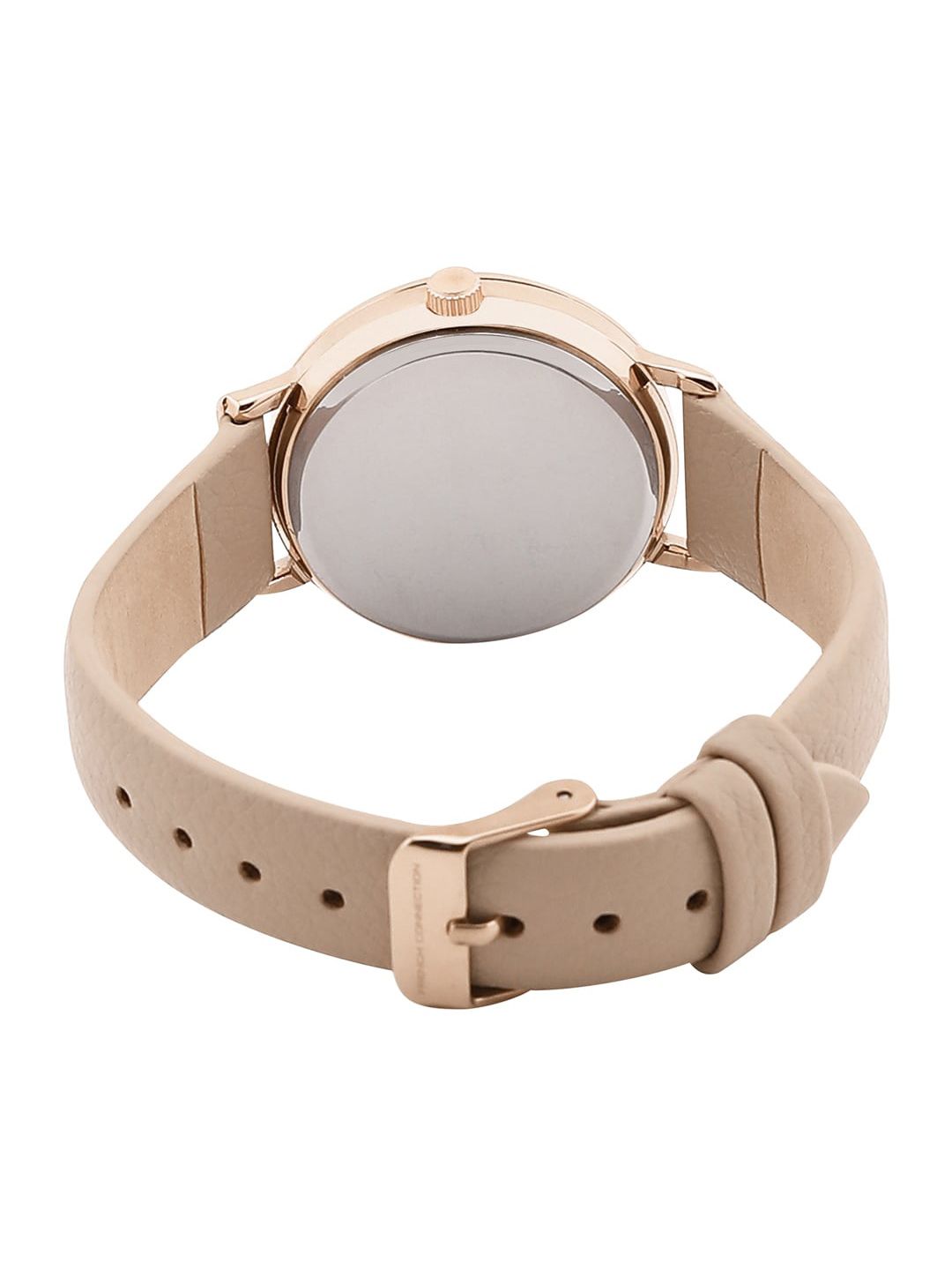 French Connection Women Dial & Leather Straps Analogue Watch FCW09RL