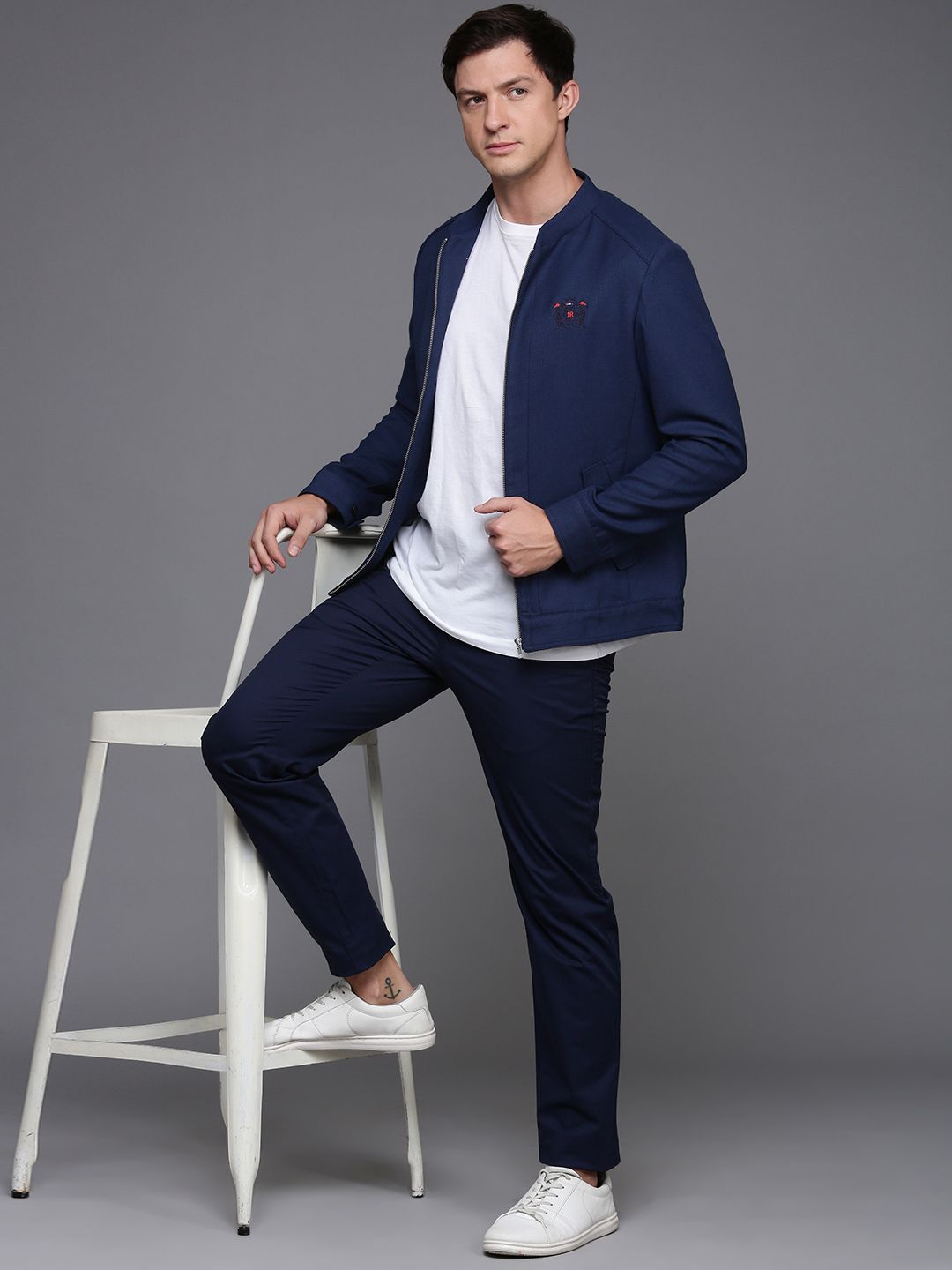 Raymond Mandarin Collar Tailored Jacket