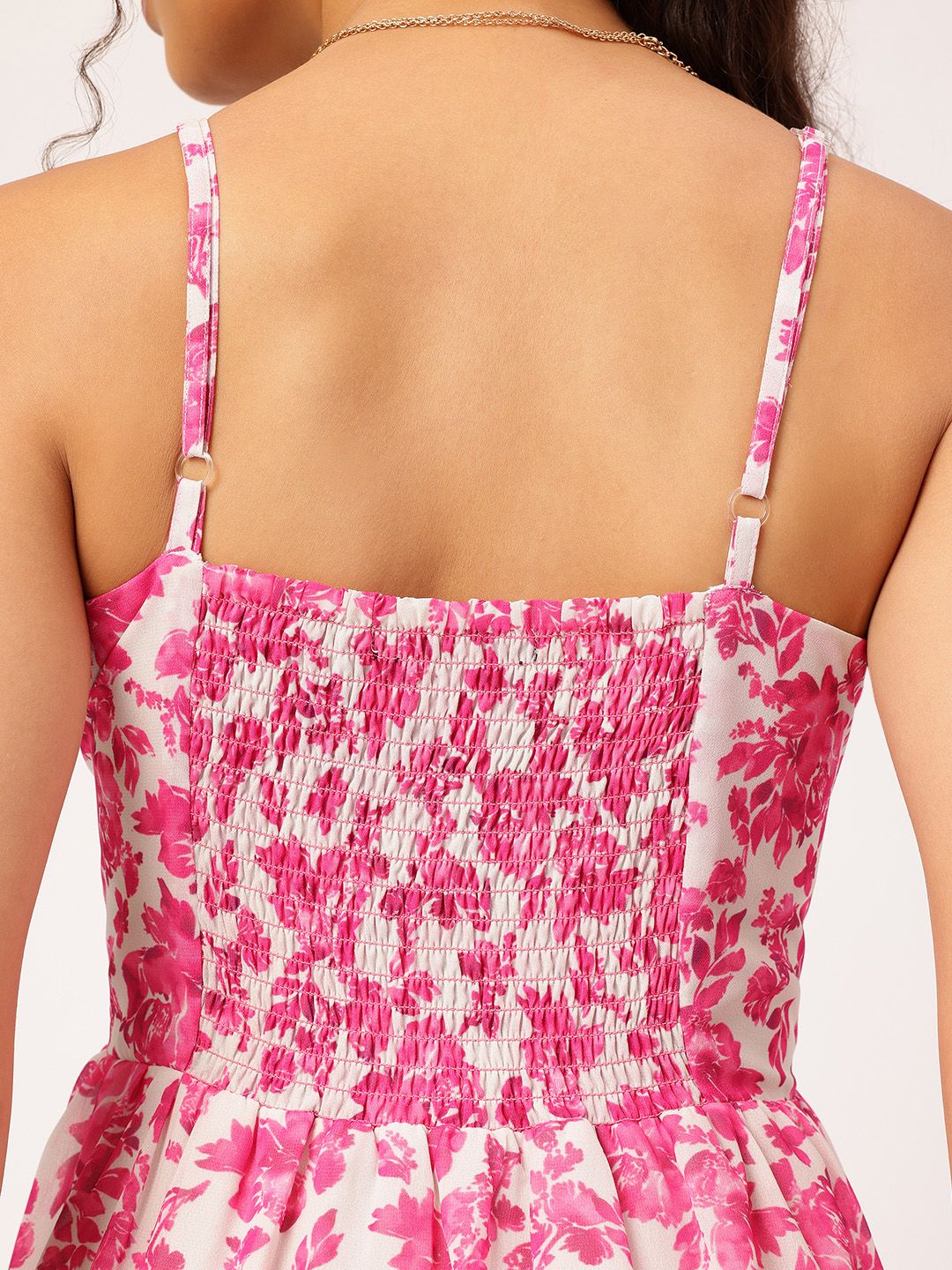 DressBerry Floral Print A-Line Maxi Dress