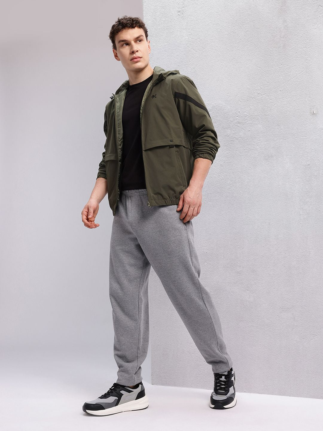 HRX by Hrithik Roshan Rapid-Dry Hooded Lifestyle Sporty Jacket