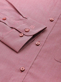 Raymond Pure Cotton Self Design Slim Fit Textured Formal Shirt