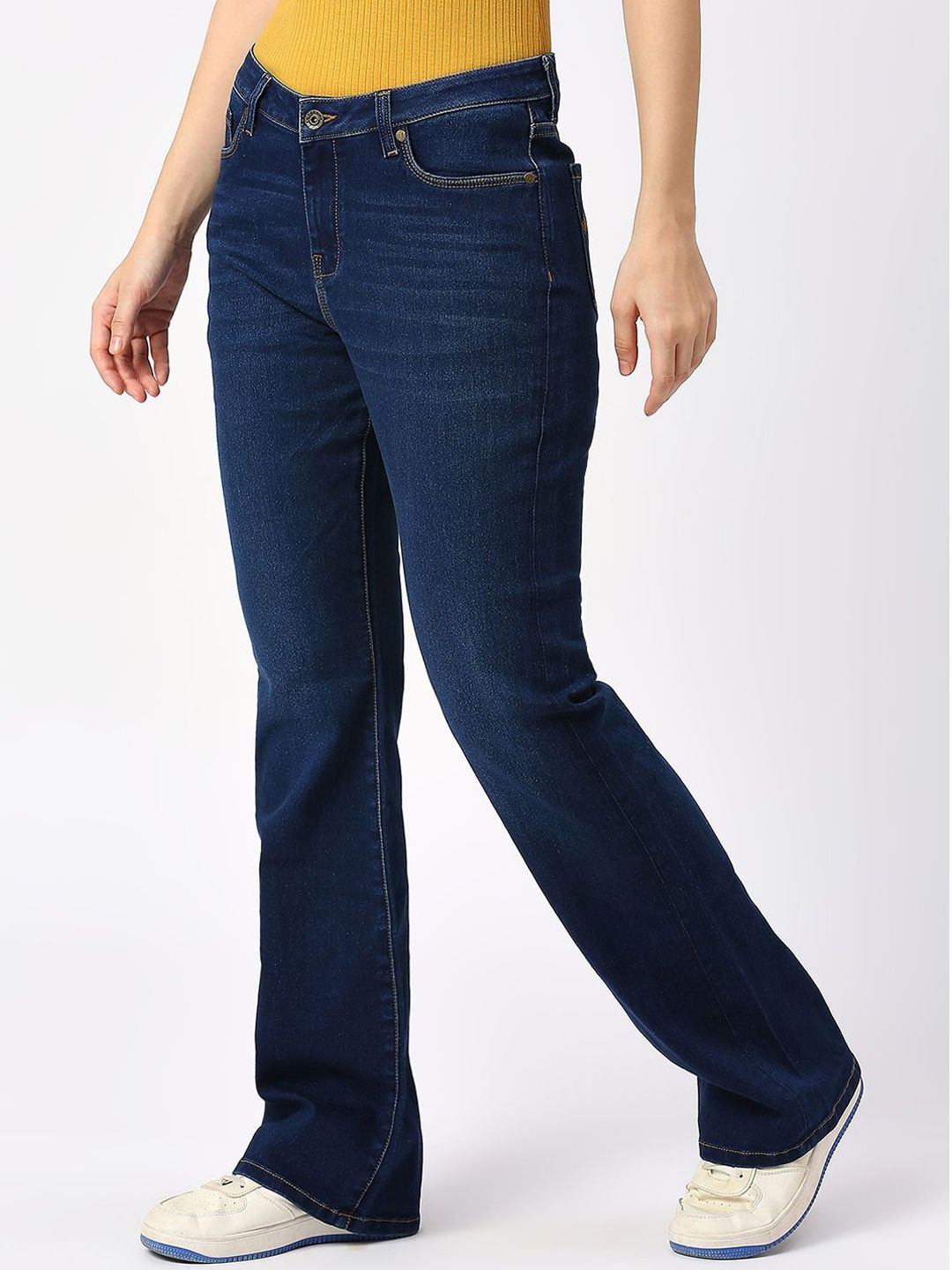 Being Human Women Bootcut Light Fade Jeans