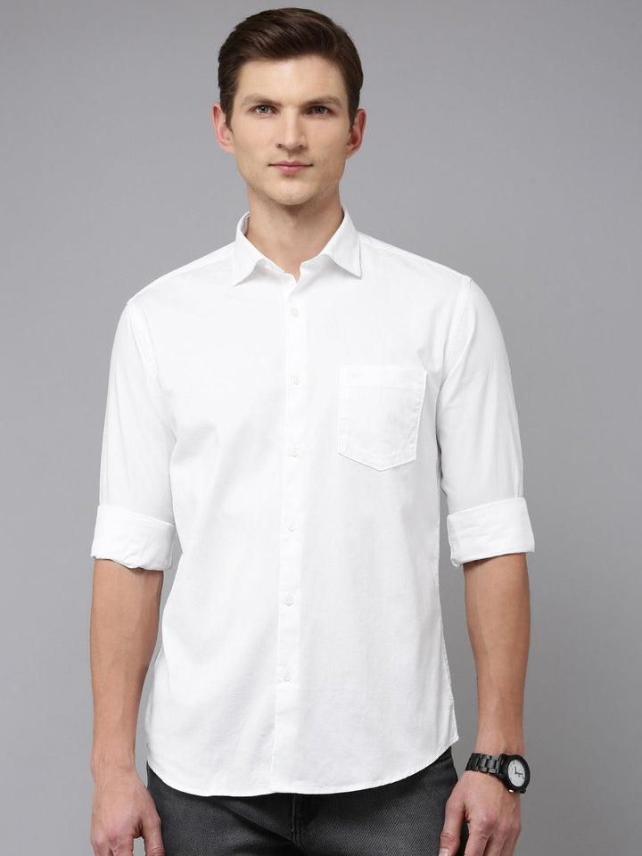 Park Avenue Slim Fit Opaque Pure Cotton Casual Shirt