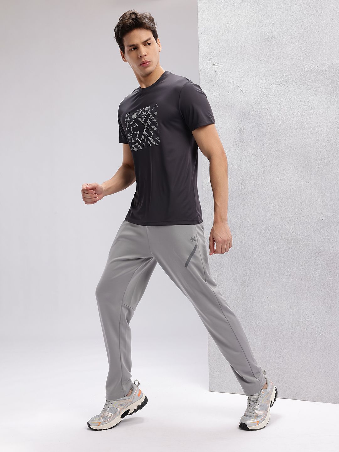 HRX by Hrithik Roshan Men Reflective Detail Rapid-Dry Running Track pants